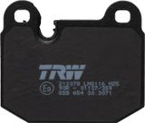 TRW Комплект тормозных колодок, дисковый тормоз GDB654
