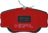 TRW Комплект тормозных колодок, дисковый тормоз GDB818DTE