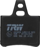 TRW Комплект тормозных колодок, дисковый тормоз GDB986
