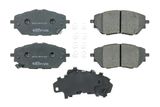 AISIN Комплект тормозных колодок, дисковый тормоз BPTO-1027