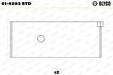 GLYCO Kepsulaager 01-4203 STD
