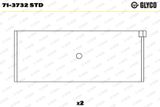 GLYCO Vevstakslager 71-3732 STD