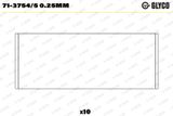 GLYCO Vevstakslager 71-3754/5 0.25mm