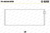 GLYCO Vevstakslager 71-4234 STD
