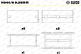 GLYCO Vevlager H046/6 0.25mm