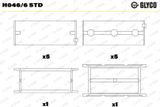 GLYCO Vevlager H046/6 STD