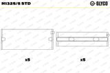 GLYCO Väntvõlli laager H1325/5 STD