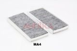 ASHIKA Filter, kupéventilation 21-MA-MA4