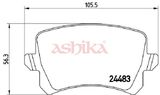 ASHIKA Piduriklotside komplekt, ketaspidur 51-00-0904