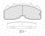 BERAL Комплект тормозных колодок, дисковый тормоз BCV29332TK