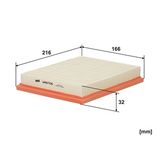 WIX FILTERS Воздушный фильтр WA6706