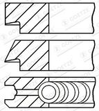 GOETZE ENGINE Комплект поршневых колец 08-438300-00