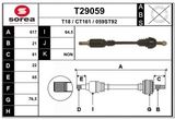 EAI Приводной вал T29059