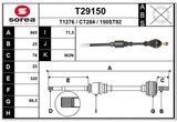 EAI Приводной вал T29150