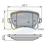 COMLINE Piduriklotside komplekt, ketaspidur CBP01712