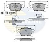 COMLINE Piduriklotside komplekt, ketaspidur CBP11224