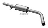 ASMET Средний глушитель выхлопных газов 21.013