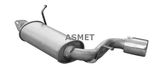 ASMET Bakre ljuddämpare 31.008