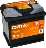 DETA Стартерная аккумуляторная батарея DB500