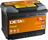 DETA Startera akumulatoru baterija DB740