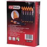KS TOOLS Hohtava merkintäliitu, keltainen, 12 kpl, 110 mm 100.4045