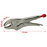KS TOOLS Lukkopihdit, 175 mm 115.1032