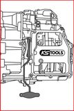 KS TOOLS VAG DSG-Mekatroniikan Vapautustyökalu 150.2457