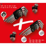KS TOOLS Torx- ja kuusiokoloavainsarja, 22-osainen 151.4000