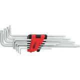 KS TOOLS Erikoispitkä Torx-kulma-avainsarja, 9-osainen 151.4550