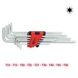 KS TOOLS Erikoispitkä Torx-kulma-avainsarja, 9-osainen 151.4550