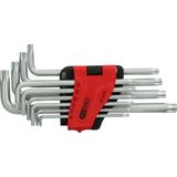 KS TOOLS Turva-Torx-avainsarja, pitkä, 10 osaa, T8-T50 151.4820