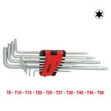 KS TOOLS Torx-kulma-avainsarja, erikoispitkä, 10-osainen 151.4860