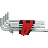KS TOOLS Kuusiokoloavainsarja, pitkä, 10-osainen 151.5040