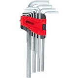 KS TOOLS Kuusiokoloavainsarja, pitkä, 10-osainen 151.5040