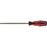 KS TOOLS Pyöreäviila, 200 mm, Muoto F, Karkeus 2 157.0205
