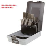 KS TOOLS HSS käsikierretappisarja M3-M12, 21-osainen 336.0641