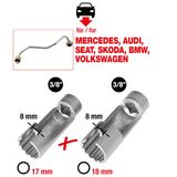 KS TOOLS Hylsyavainsarja, ruiskutuspumppu 405.0160