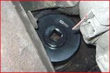 KS TOOLS Volvo sillamutri padrun 80mm, 6-kant, 3/4" 450.0245