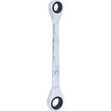 KS TOOLS GEARplus Kaksipäinen Räikkäsilmukka-avain, 8x10 mm 503.4511
