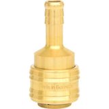 KS TOOLS Messinkinen Paineilmaliitin 9 mm Letkukaralla 515.3487