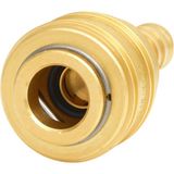 KS TOOLS Messinkinen Paineilmaliitin 9 mm Letkukaralla 515.3487