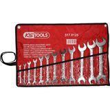 KS TOOLS Kiintoavainsarja, 12-osainen, 6x7–30x32 mm 517.0125