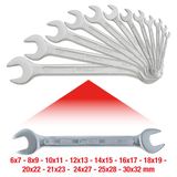KS TOOLS Kiintoavainsarja, 12-osainen, 6x7–30x32 mm 517.0125
