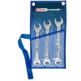 KS TOOLS CHROMEplus Kiintoavainsarja, 3-osainen 518.0743