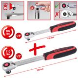 KS TOOLS SlimPOWER ümberlülitatav narrekomplekt, 2 tk, 1/4" ja 1/2" 920.0002