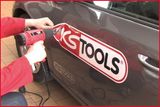KS TOOLS Kuumailmapuhallinsetti neljällä suuttimella 960.1190