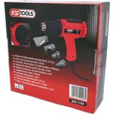 KS TOOLS Kuumailmapuhallinsetti neljällä suuttimella 960.1190