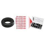 KS TOOLS Kumiläpivientilajitelma, 110 kpl 970.0050