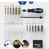 KS TOOLS Puhdistusharjasarja BT103000