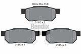 BENDIX Braking Комплект тормозных колодок, дисковый тормоз BPD1780
